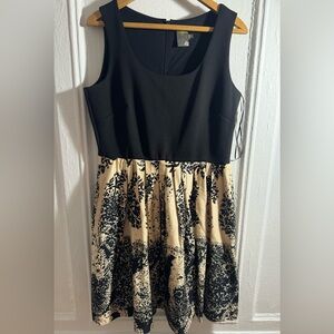 Floral Sleeveless Taylor Dresses Dress